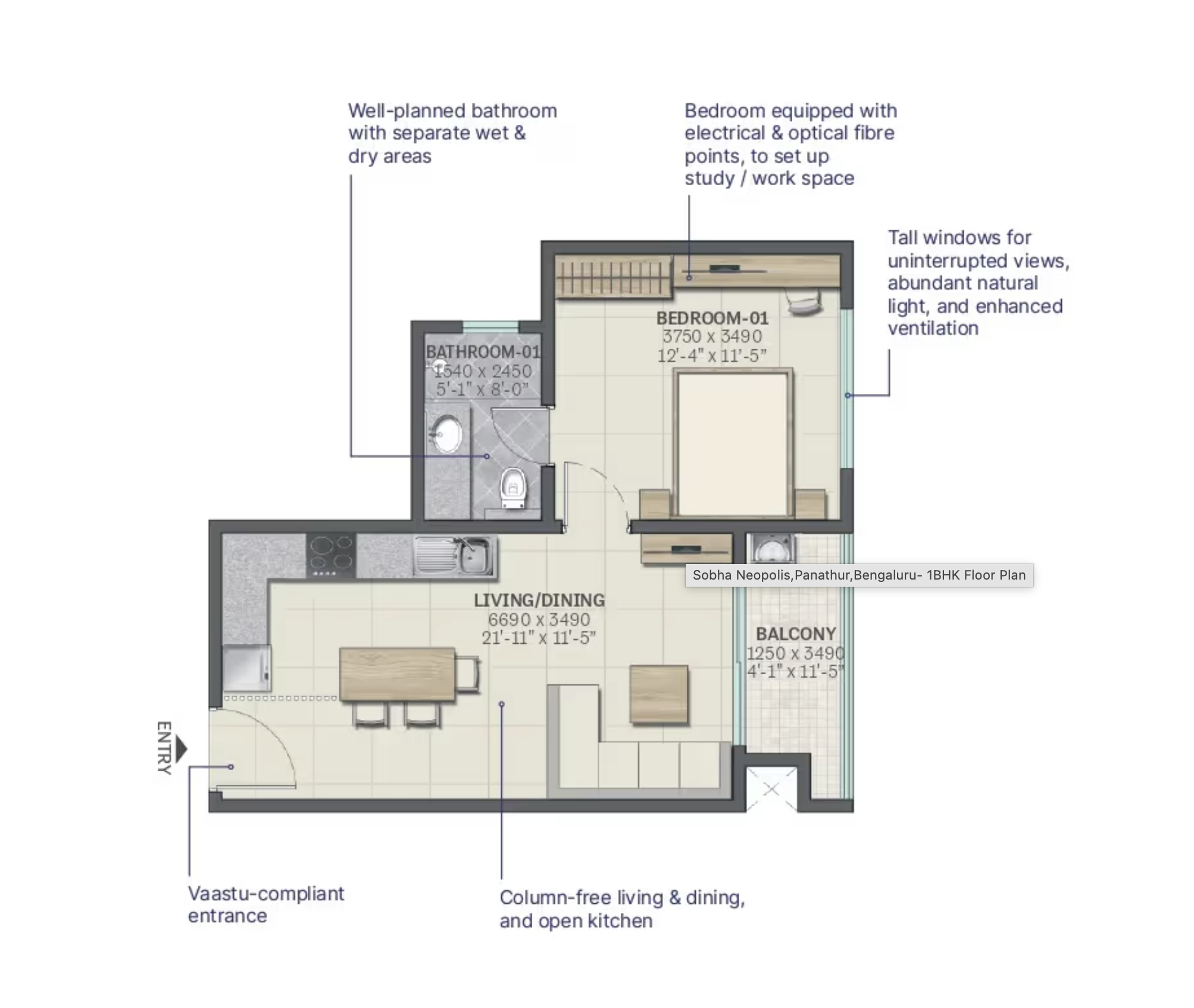 Sobha Neopolis Floor Plan